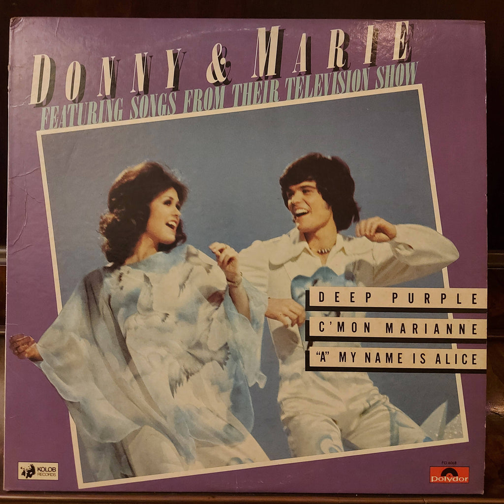 Donny & Marie Osmond – Donny & Marie Featuring Songs From Their Television Show (Used Vinyl - VG+)