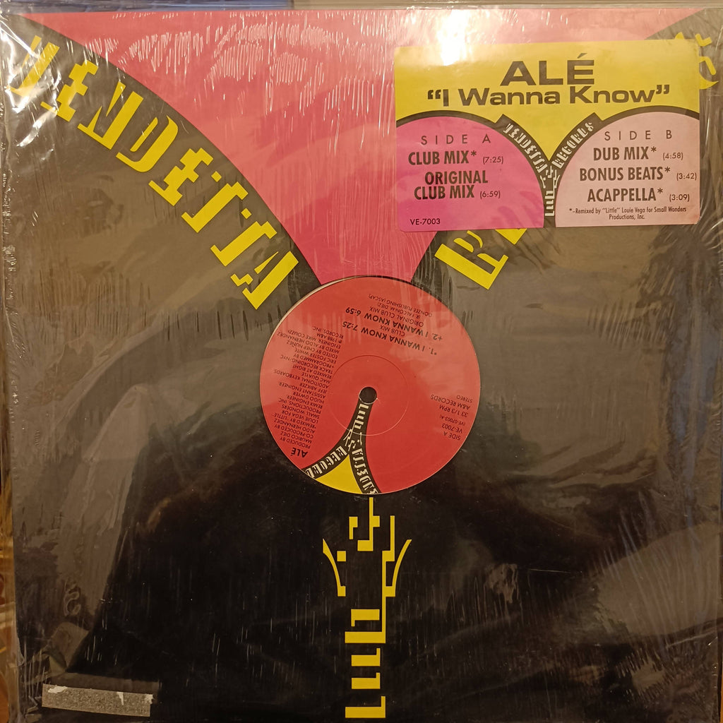 Alé – I Wanna Know (Used Vinyl - VG+) MD - Recordwala