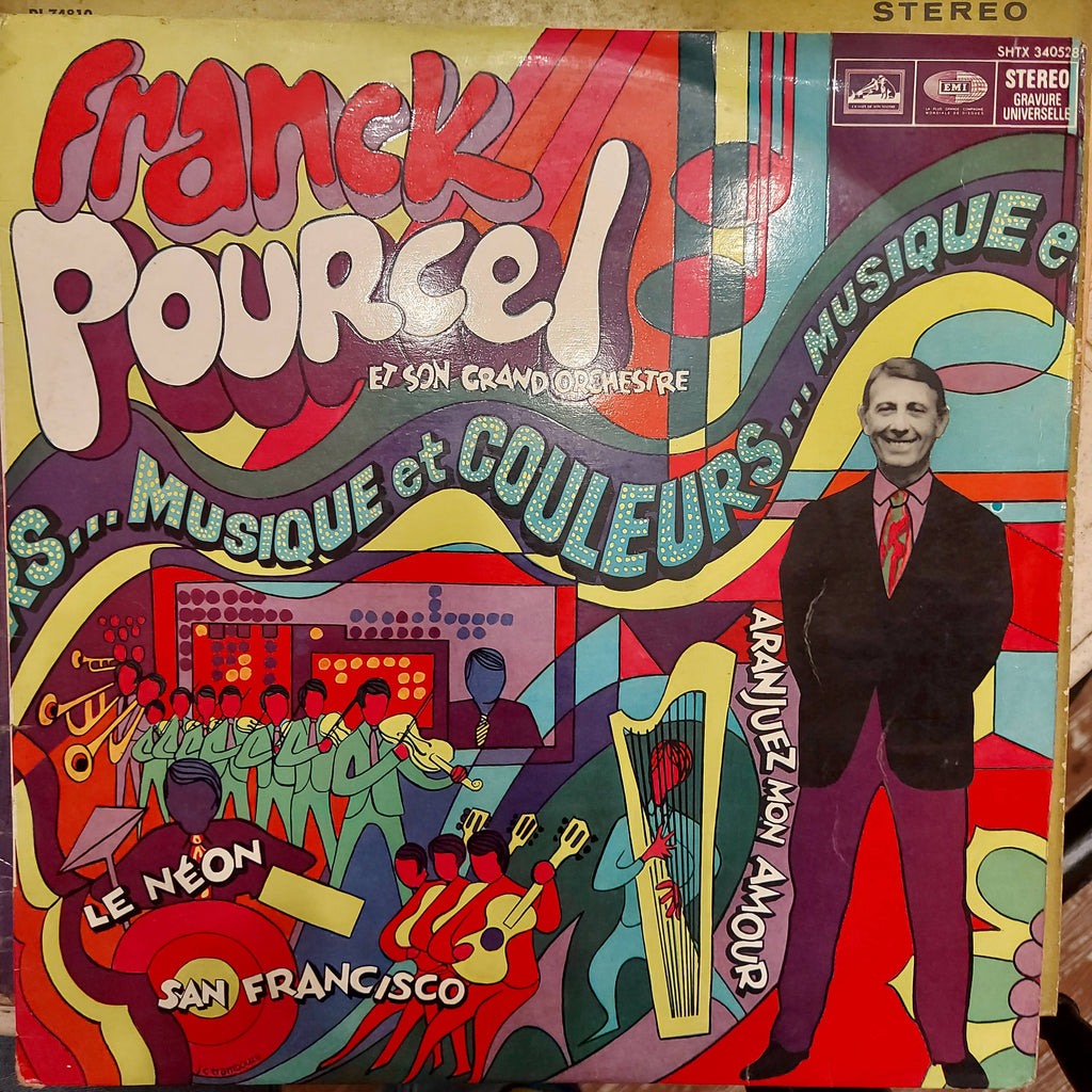 Franck Pourcel Et Son Grand Orchestre – Musique Et Couleurs (Used Vinyl - VG)