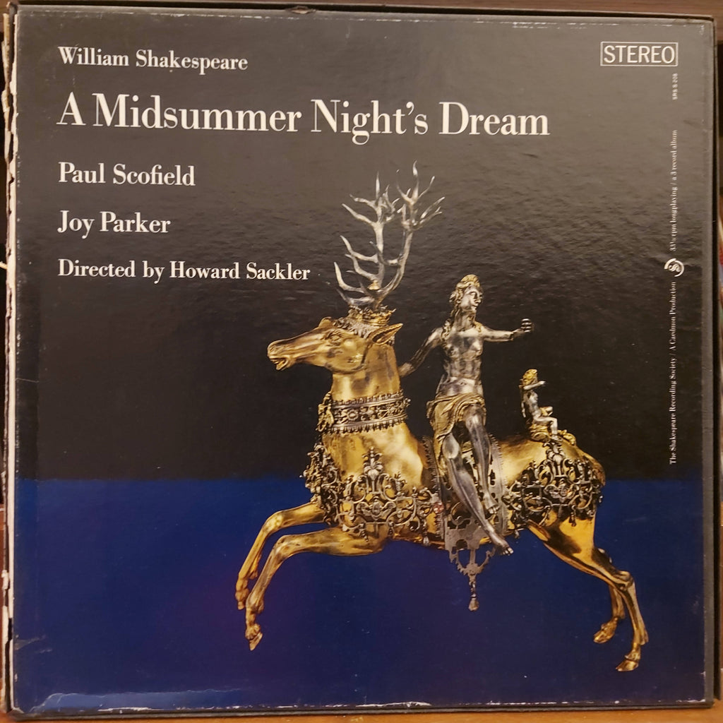 William Shakespeare, Paul Scofield, Joy Parker – A Midsummer Night's Dream (Used Vinyl - G)