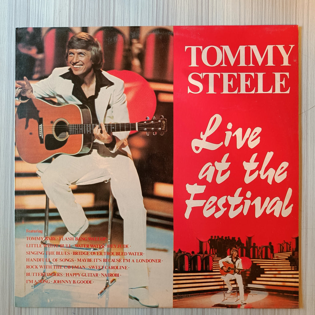 Tommy Steele – Live At The Festival (Used Vinyl - VG+) IS