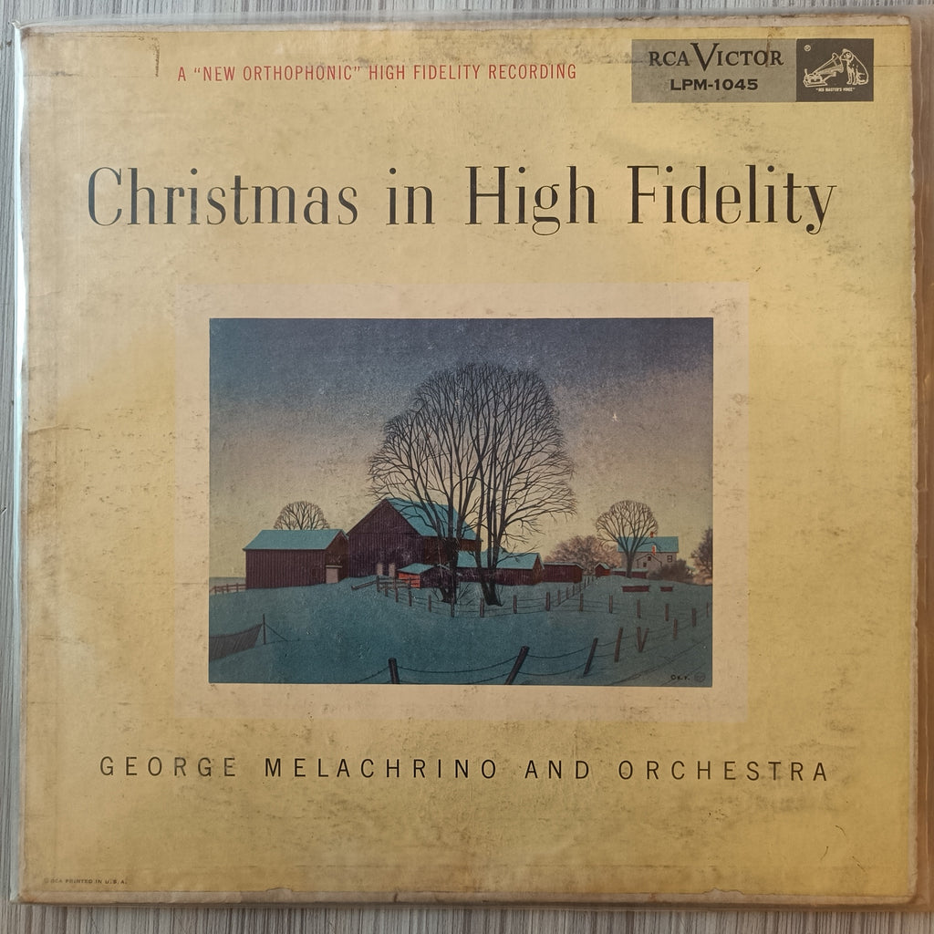 George Melachrino And Orchestra – Christmas In High Fidelity (Used Vinyl - VG) IS