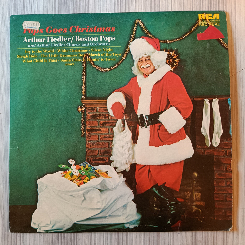 Arthur Fiedler / Boston Pops* And Arthur Fiedler Chorus* And Orchestra* – Pops Goes Christmas (Used Vinyl - VG) IS