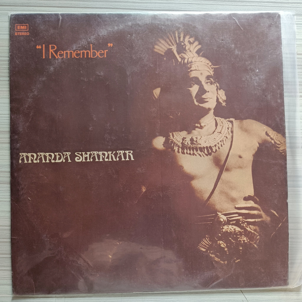 Ananda Shankar – "I Remember" (Used Vinyl -VG) TRC