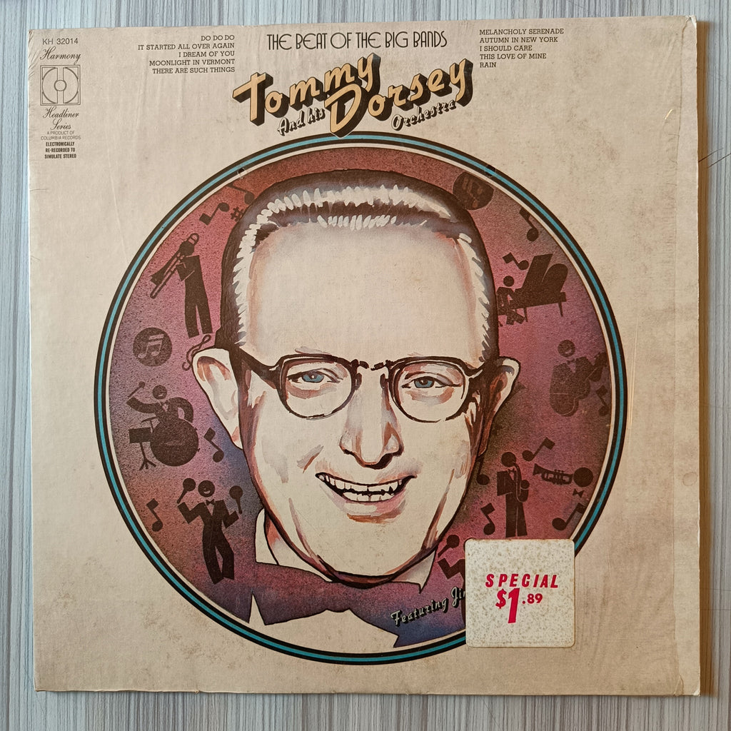 Tommy Dorsey And His Orchestra Featuring Jimmy Dorsey – The Beat Of The Big Bands (Used Vinyl - VG+) RC