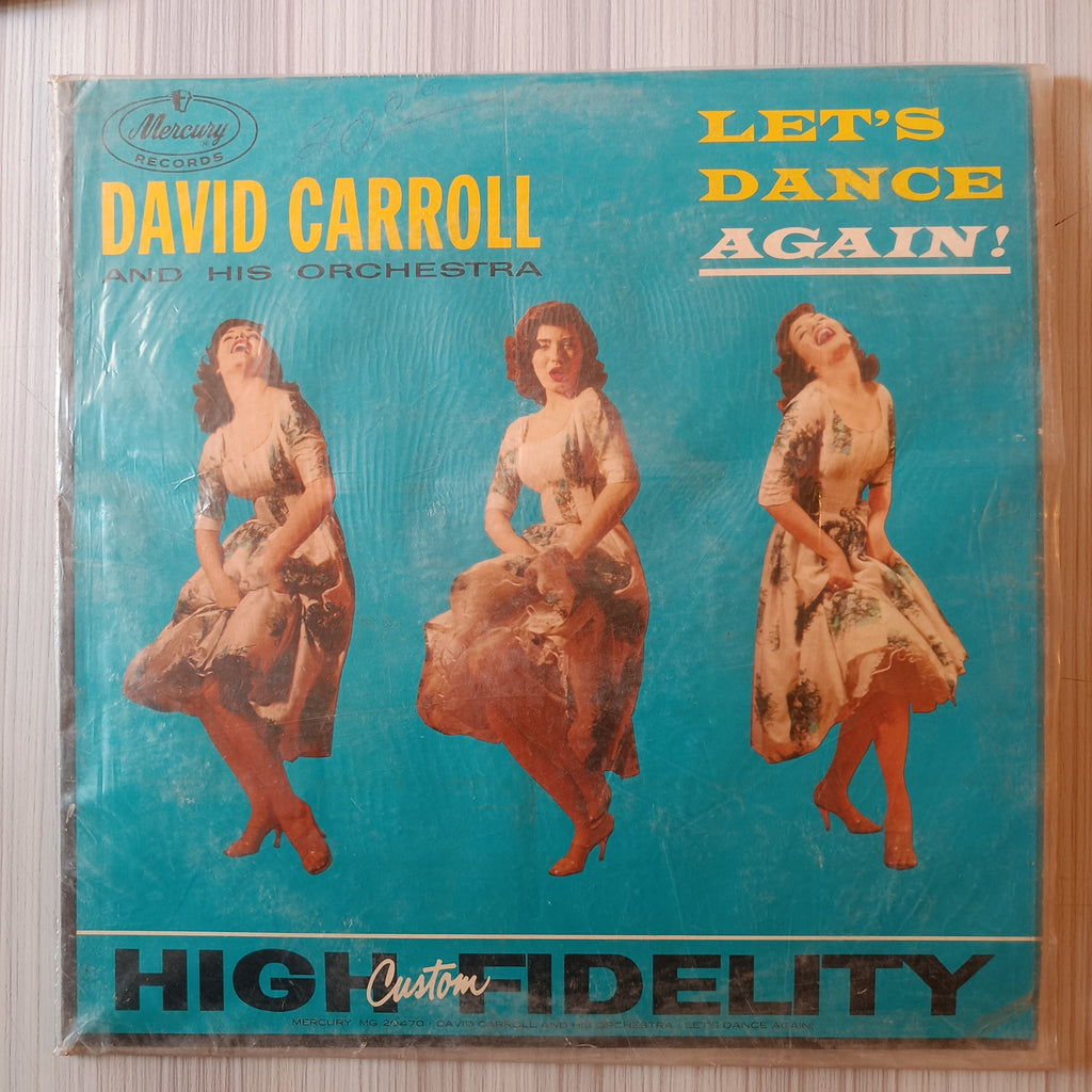 David Carroll And His Orchestra – Let's Dance Again! (Used Vinyl - G) RC