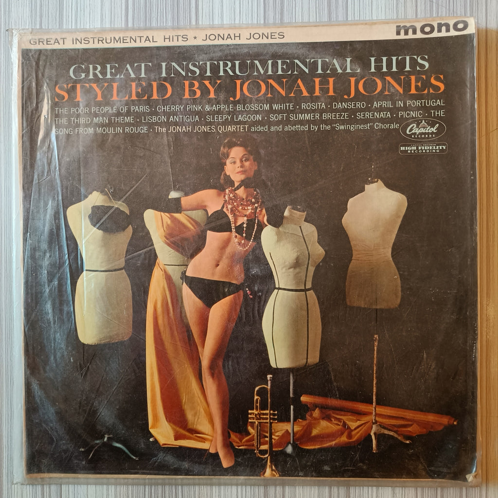 The Jonah Jones Quartet ‎– Great Instrumental Hits Styled By Jonah Jones (Used Vinyl - VG) RC