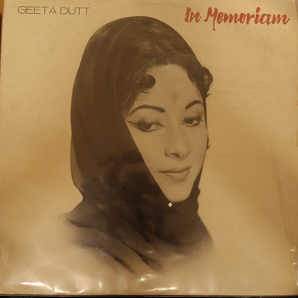 Geeta Dutt – In Memoriam (Used Vinyl - VG) TRC