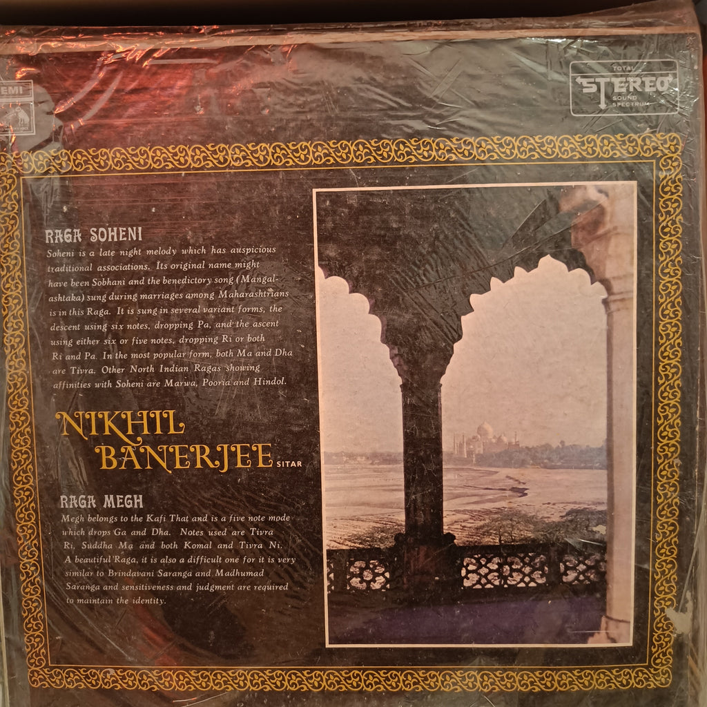 Nikhil Banerjee – Raga Soheni, Raga Megh (Used Vinyl - G) TRC