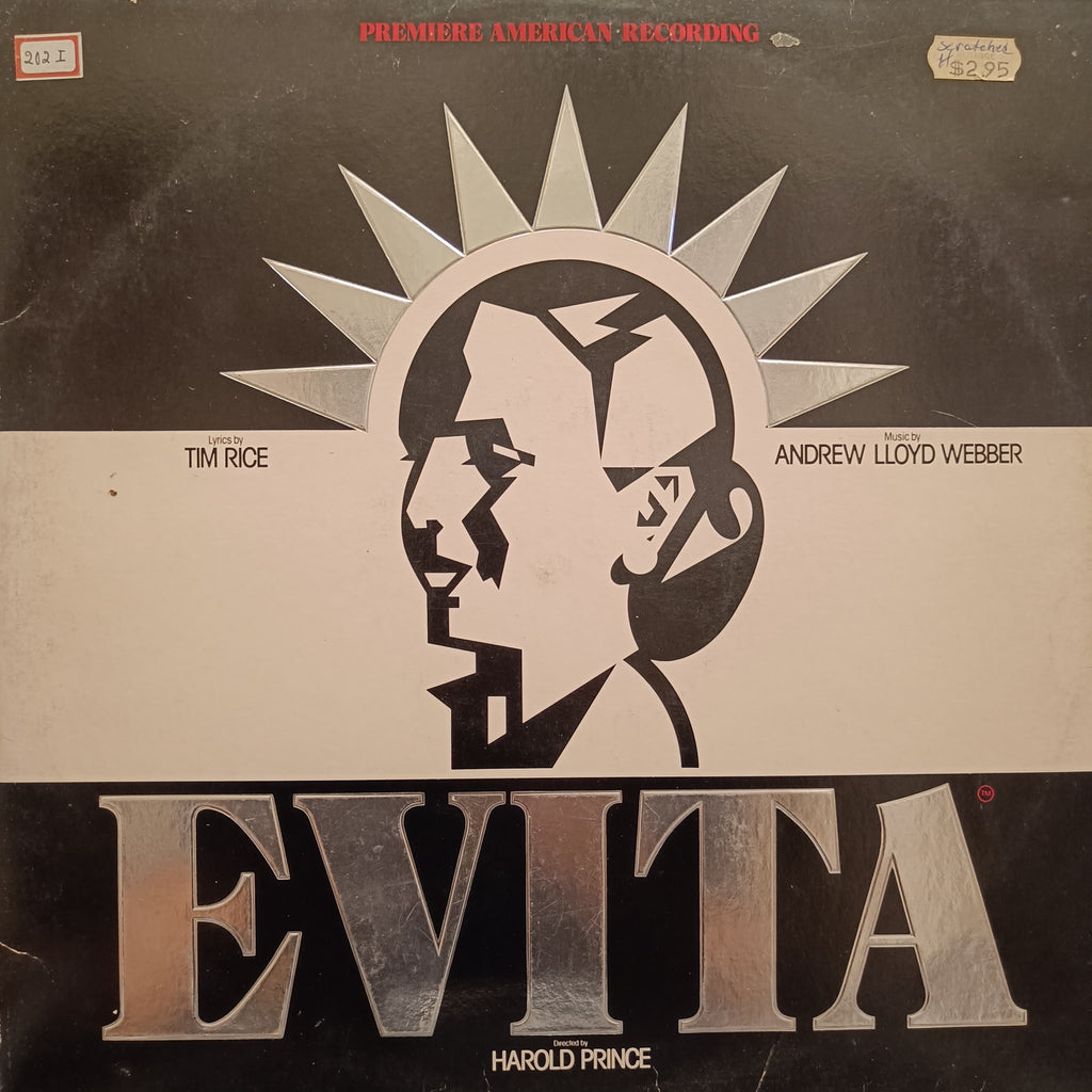 Andrew Lloyd Webber And Tim Rice – Evita: Premiere American Recording (Used Vinyl - G) TRC
