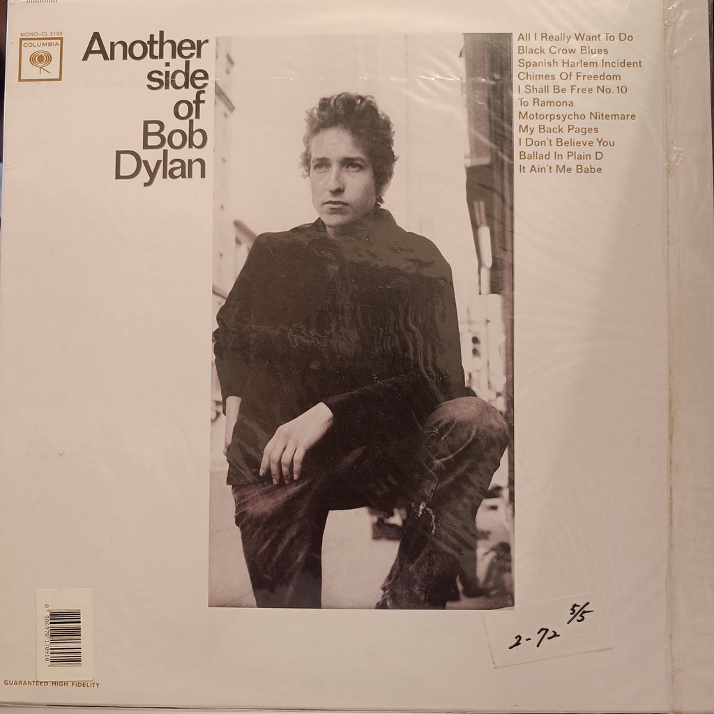 Bob Dylan – Another Side Of Bob Dylan (Used Vinyl - VG) TRC