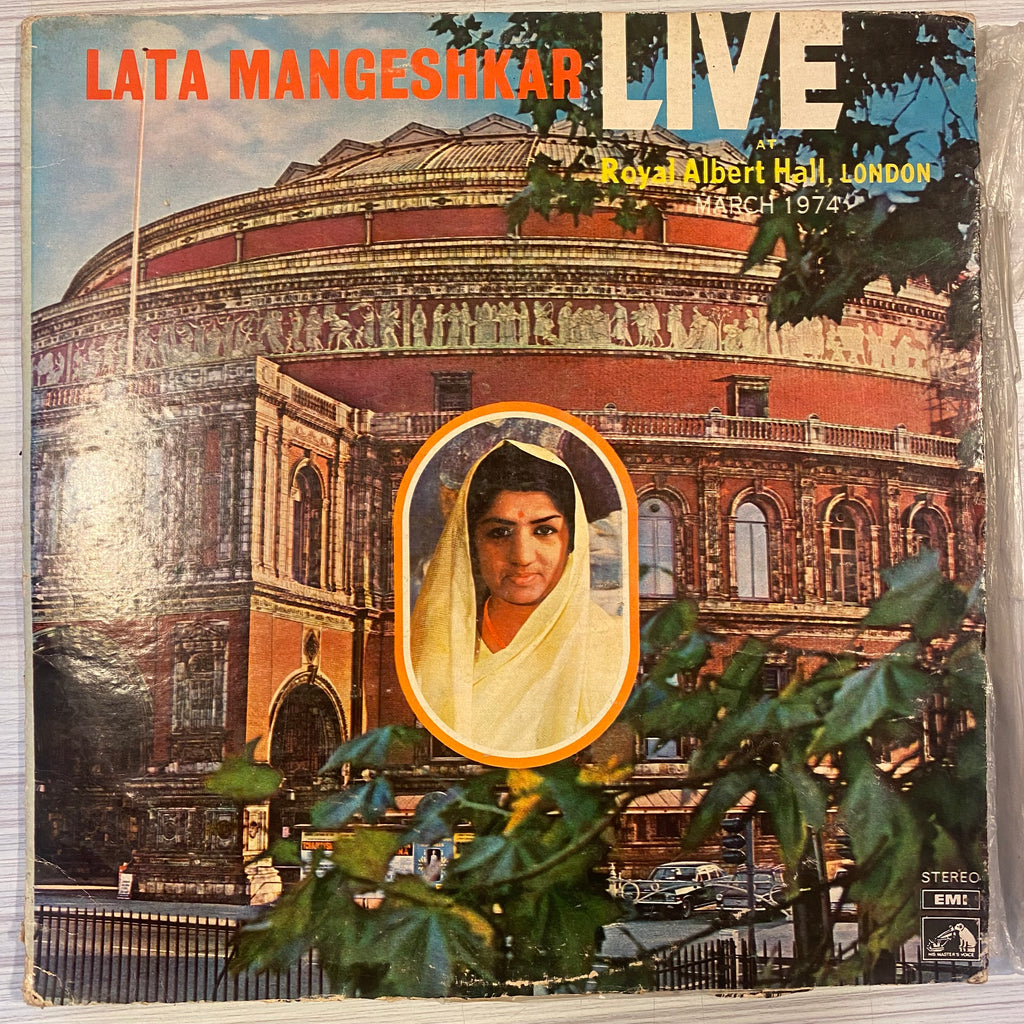 Lata Mangeshkar – Live At Royal Albert Hall, London (March 1974) (Used Vinyl - G) TRC