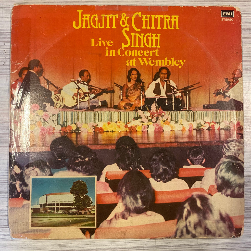 Jagjit Singh & Chitra Singh – Live In Concert At Wembley (Used Vinyl - G) TRC