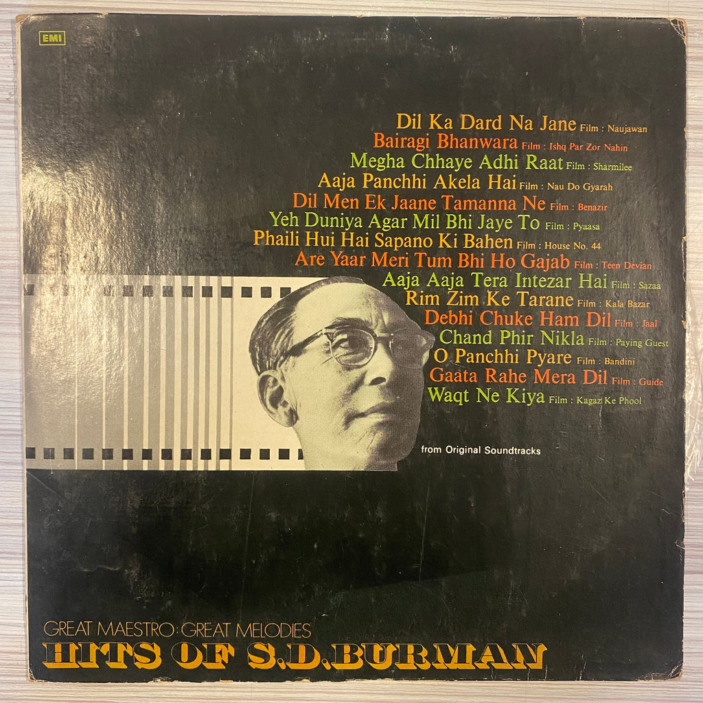 Various – Great Maestro: Great Melodies. Hits of S.D. Burman (Used Vinyl - VG) TRC