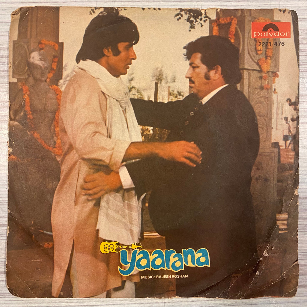 Rajesh Roshan – Yaarana (Used Vinyl - VG) (EP) TRC