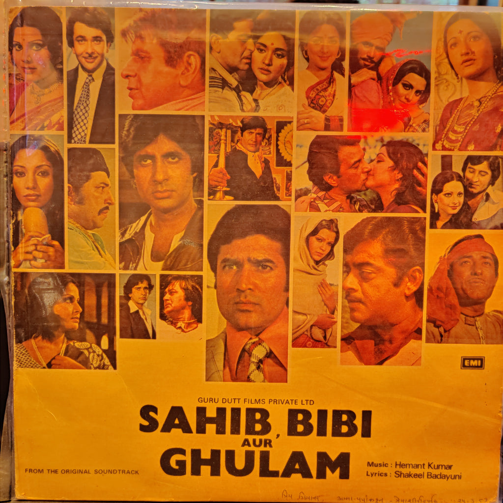 Hemant Kumar, Shakeel Badayuni – Sahib Bibi Aur Ghulam (Used Vinyl - VG) TRC
