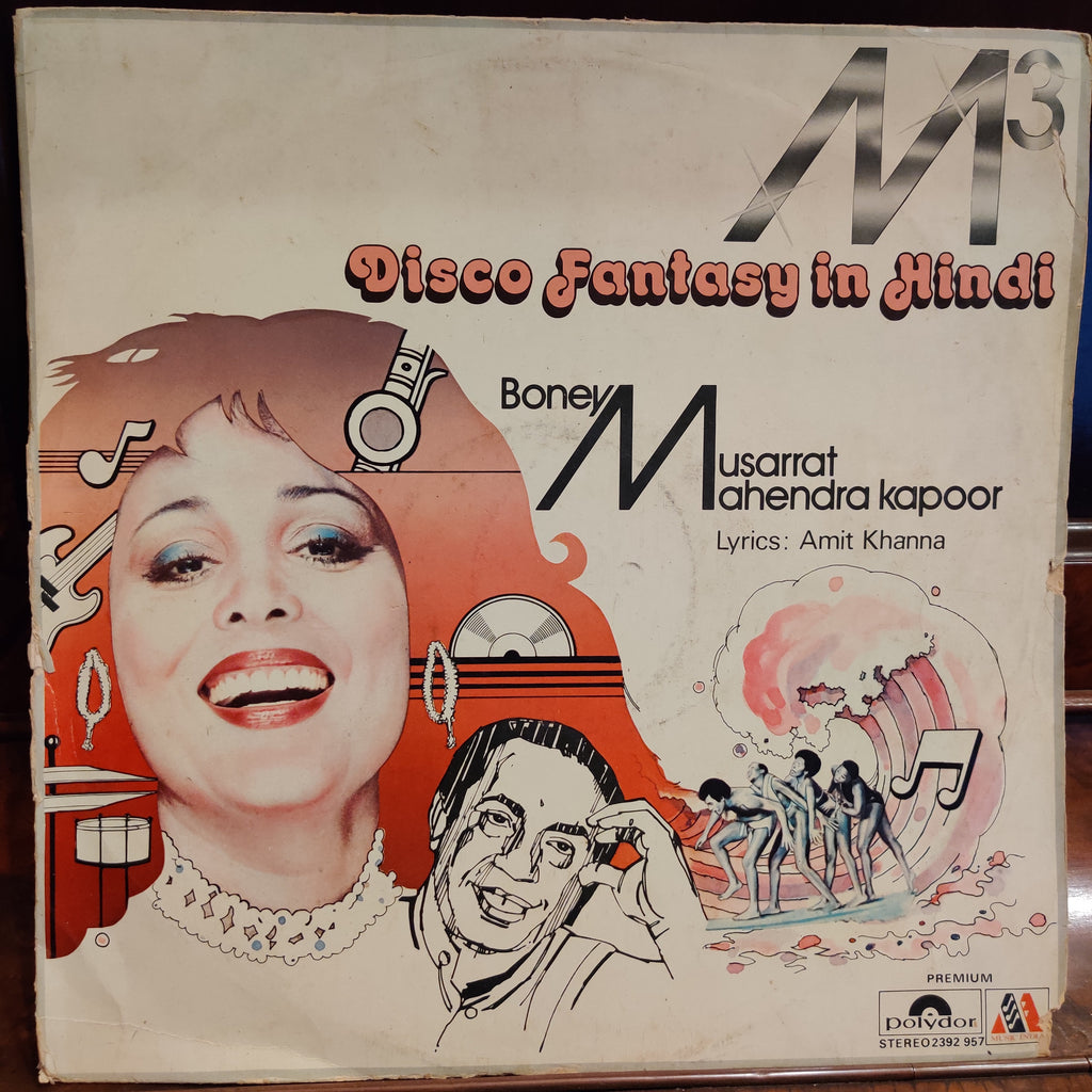 Musarrat & Mahendra Kapoor – M3 Disco Fantasy In Hindi (Used Vinyl - G) TRC