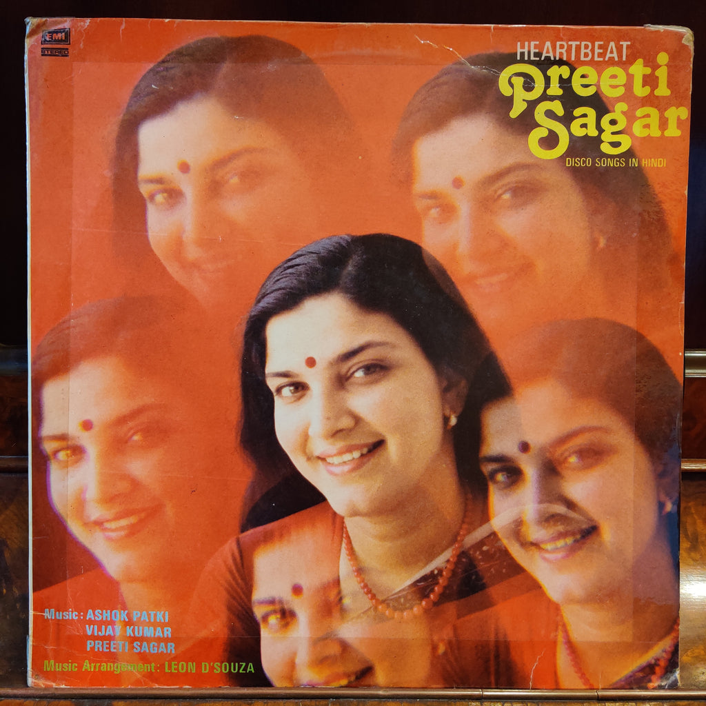 Preeti Sagar – Heartbeat. Disco Songs In Hindi (Used Vinyl - VG) TRC