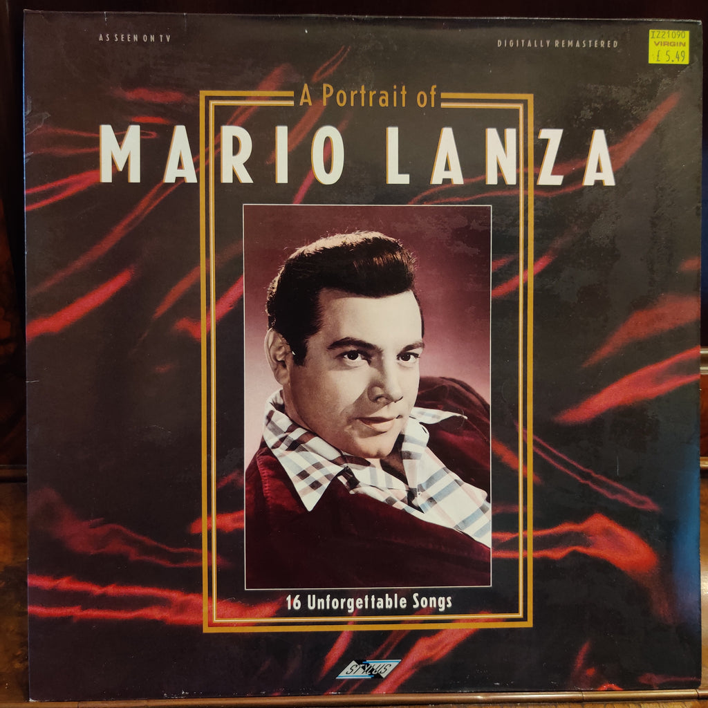 Mario Lanza – A Portrait Of Mario Lanza (Used Vinyl - VG+) TRC