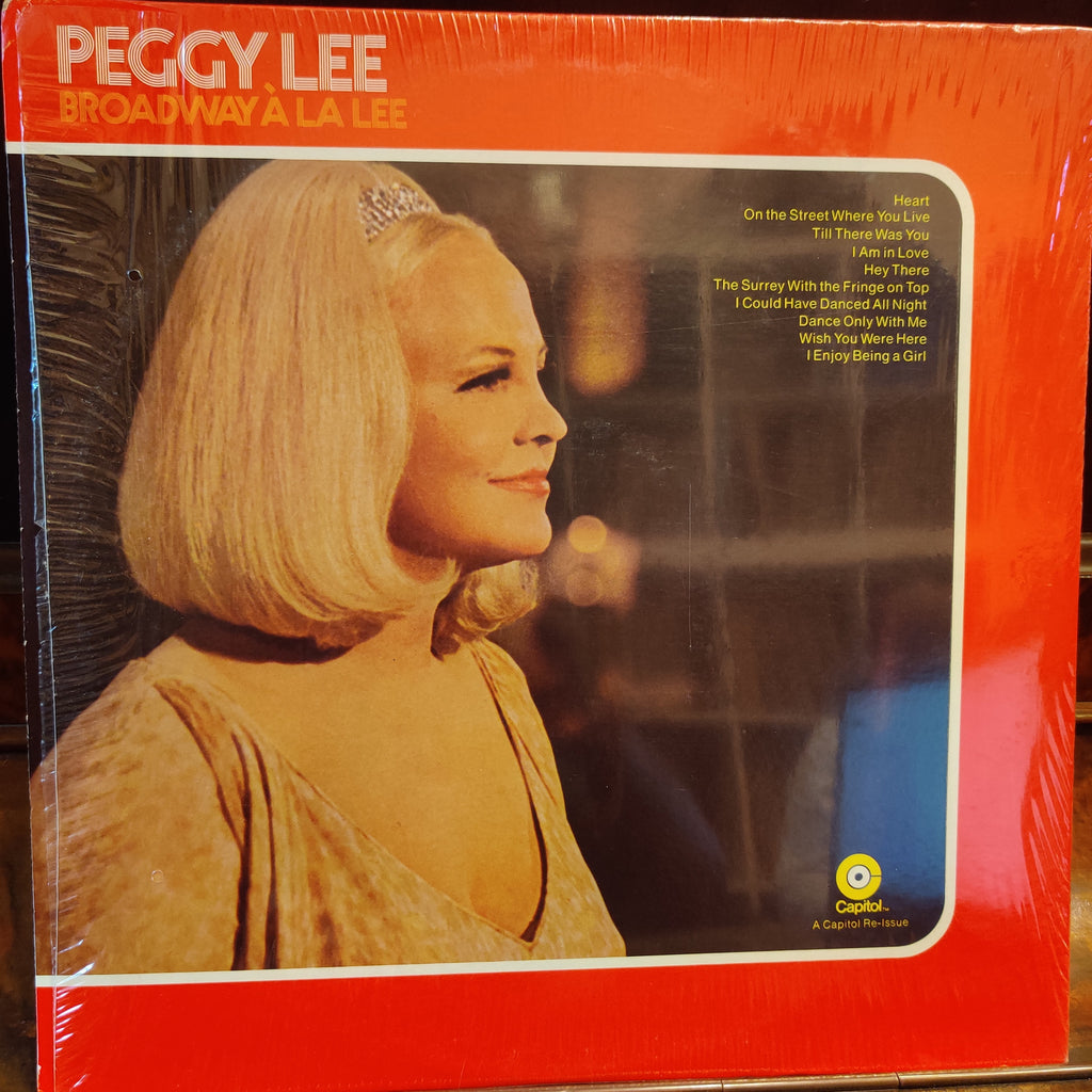 Peggy Lee – Broadway a la Lee (Used Vinyl - VG+) TRC