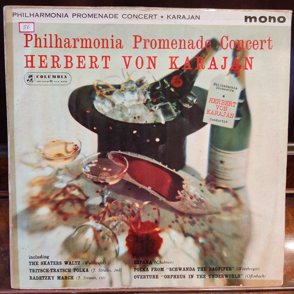 Herbert Von Karajan, Philharmonia Orchestra – Philharmonia Promenade Concert (Used Vinyl - VG) TRC