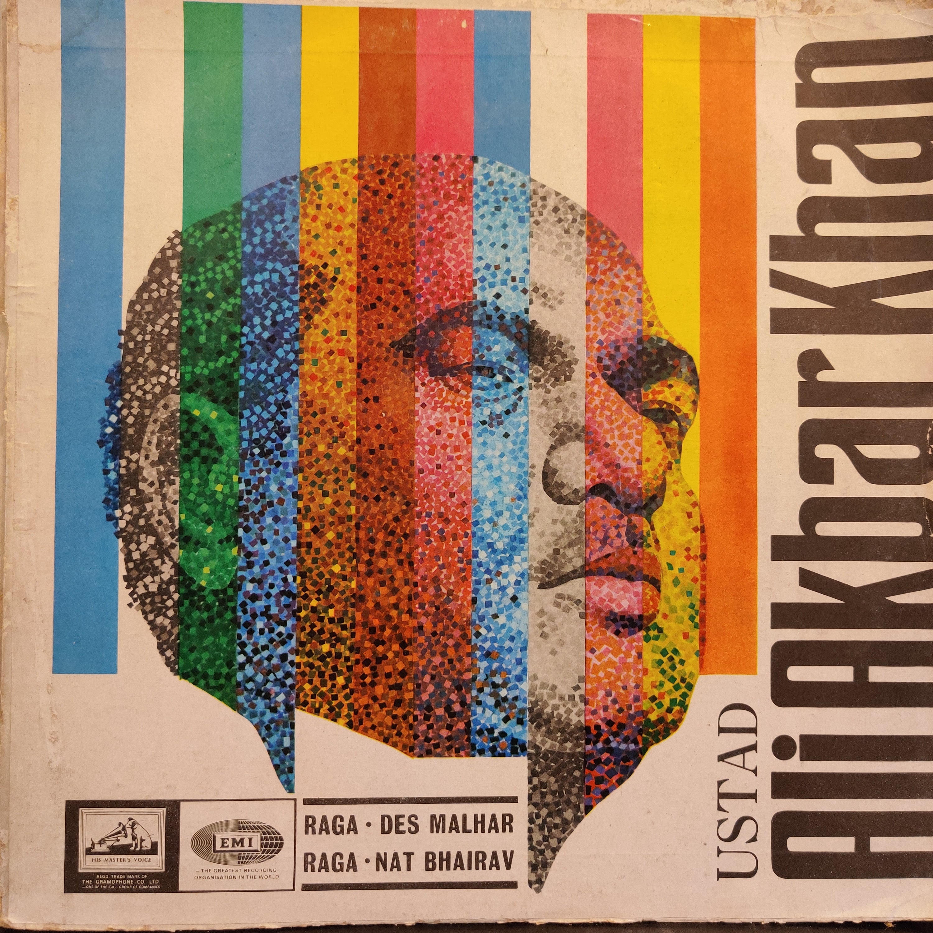 Ali Akbar Khan – Raga Des Malhar / Raga Nat Bhairav (Used Vinyl - VG+) TSM