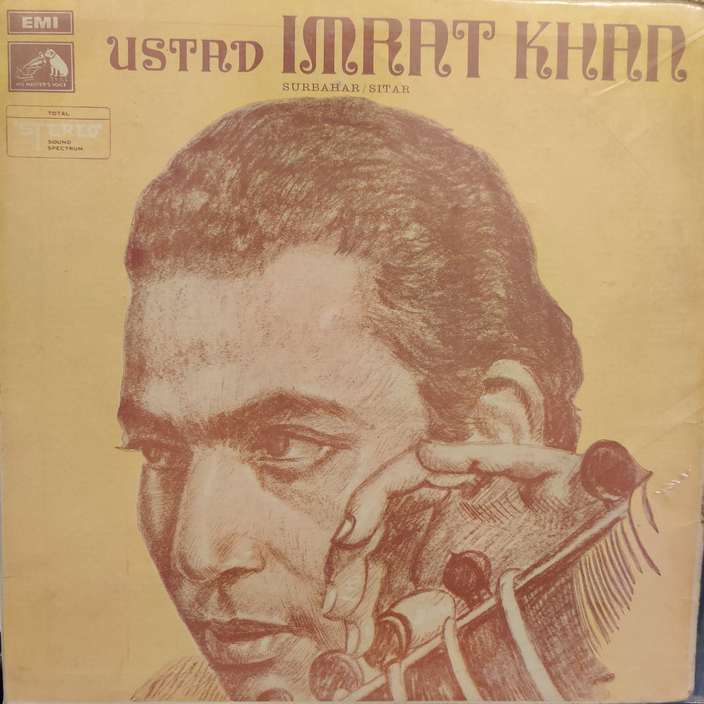 Ustad Imrat Khan – Sitar & Surbahar (Used Vinyl - VG) TSM