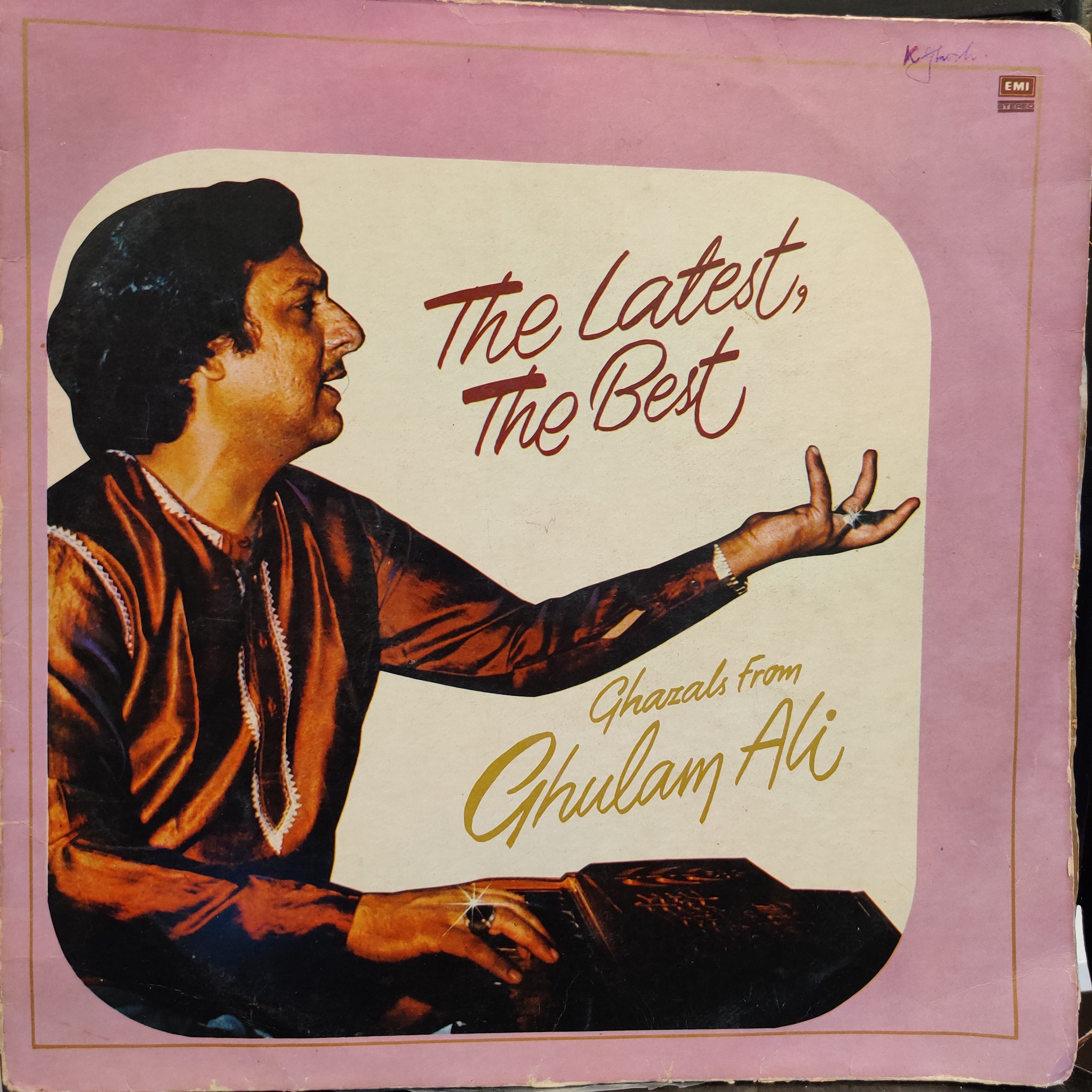 Ghulam Ali – The Latest, The Best Ghazals From Ghulam Ali (Used Vinyl - VG) TSM