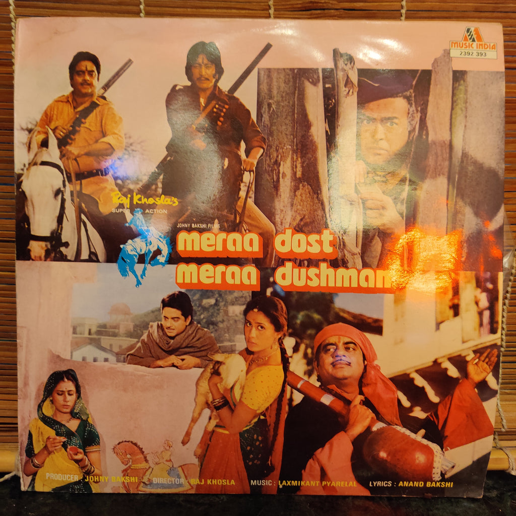 Laxmikant Pyarelal, Anand Bakshi – Meraa Dost Meraa Dushman (Used Vinyl - VG) MT