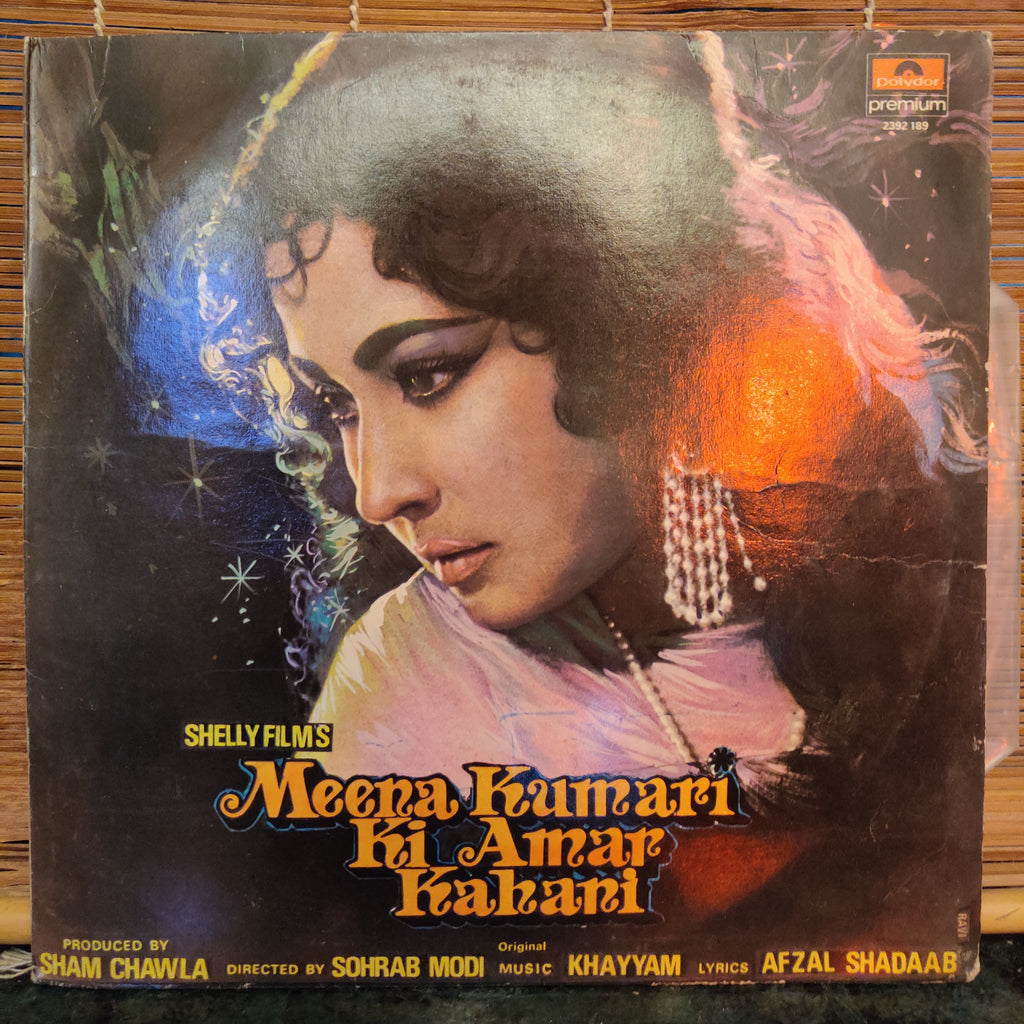 Khayyam, Afzal Shadaab – Meena Kumari Ki Amar Kahani (Used Vinyl - VG) MT