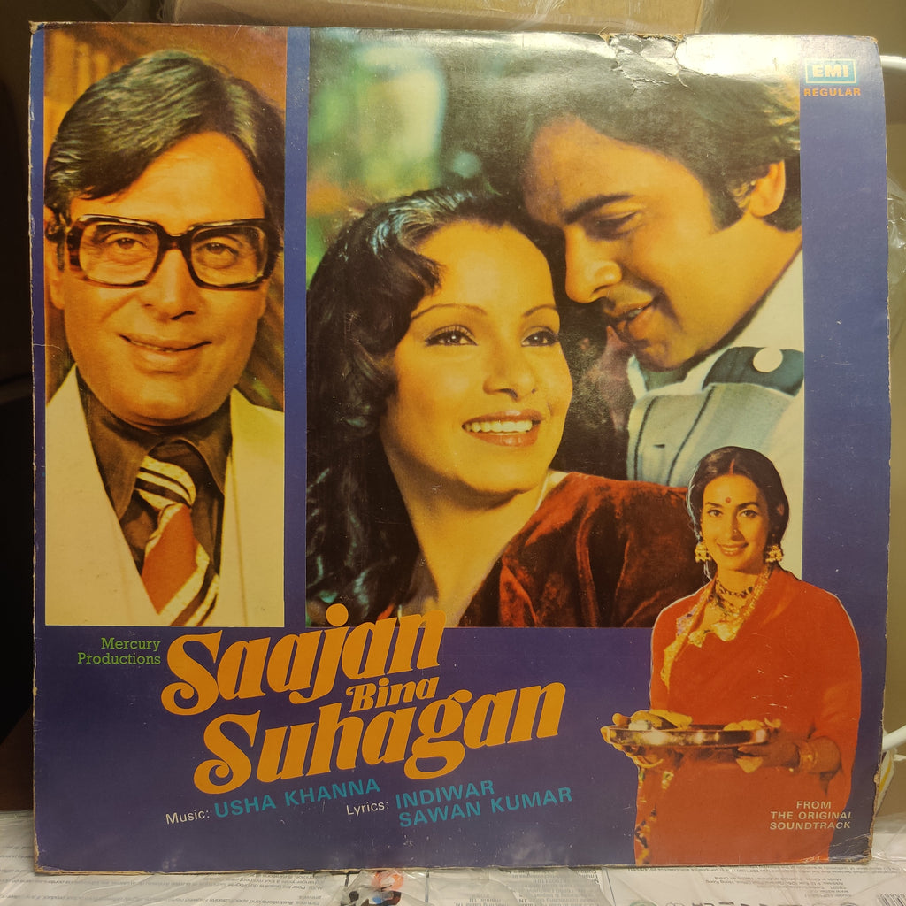 Usha Khanna – Saajan Bina Suhagan (Used Vinyl - VG) MT