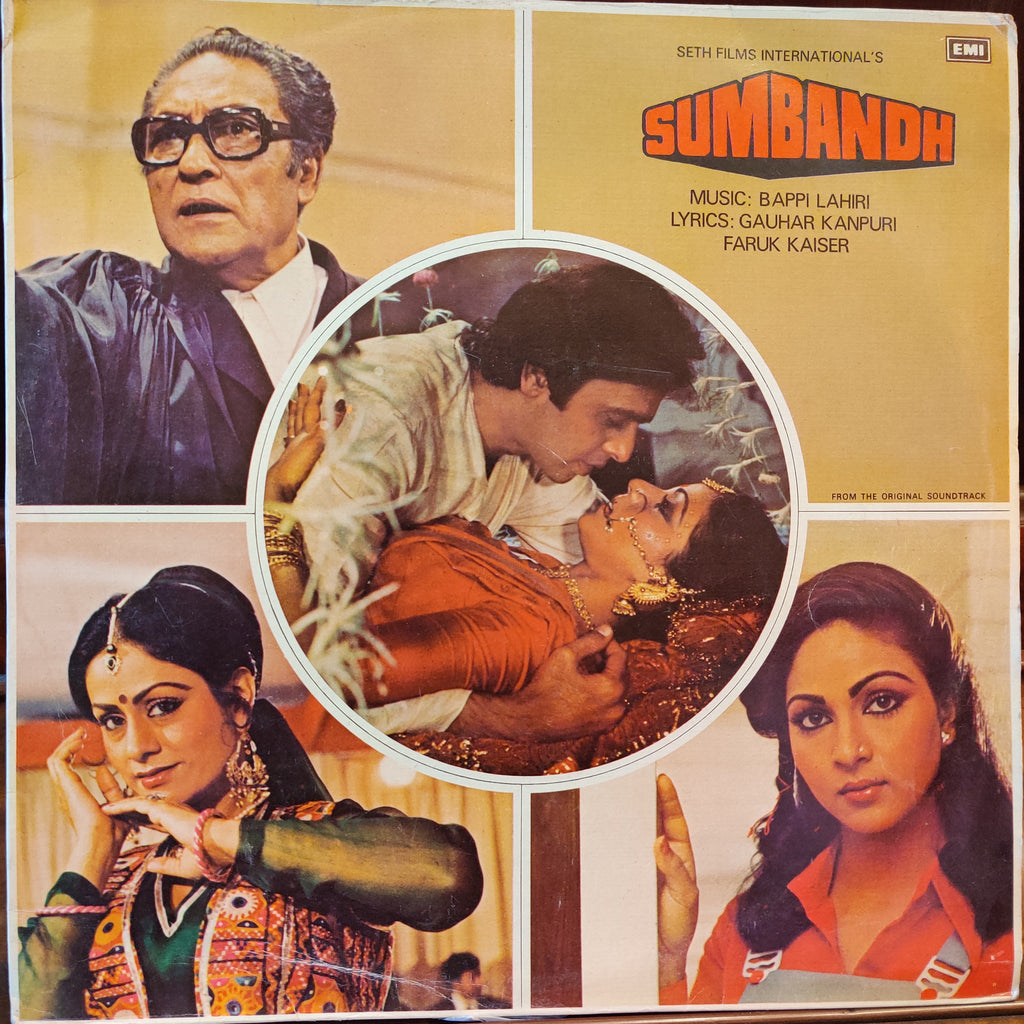 Bappi Lahiri, Gauhar Kanpuri, Faruk Kaiser – Sumbandh (Used Vinyl - VG+) MT