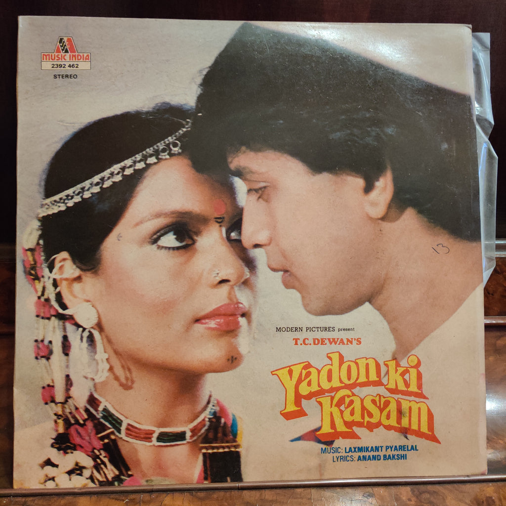 Laxmikant Pyarelal, Anand Bakshi – Yadon Ki Kasam (Used Vinyl - VG+) MT