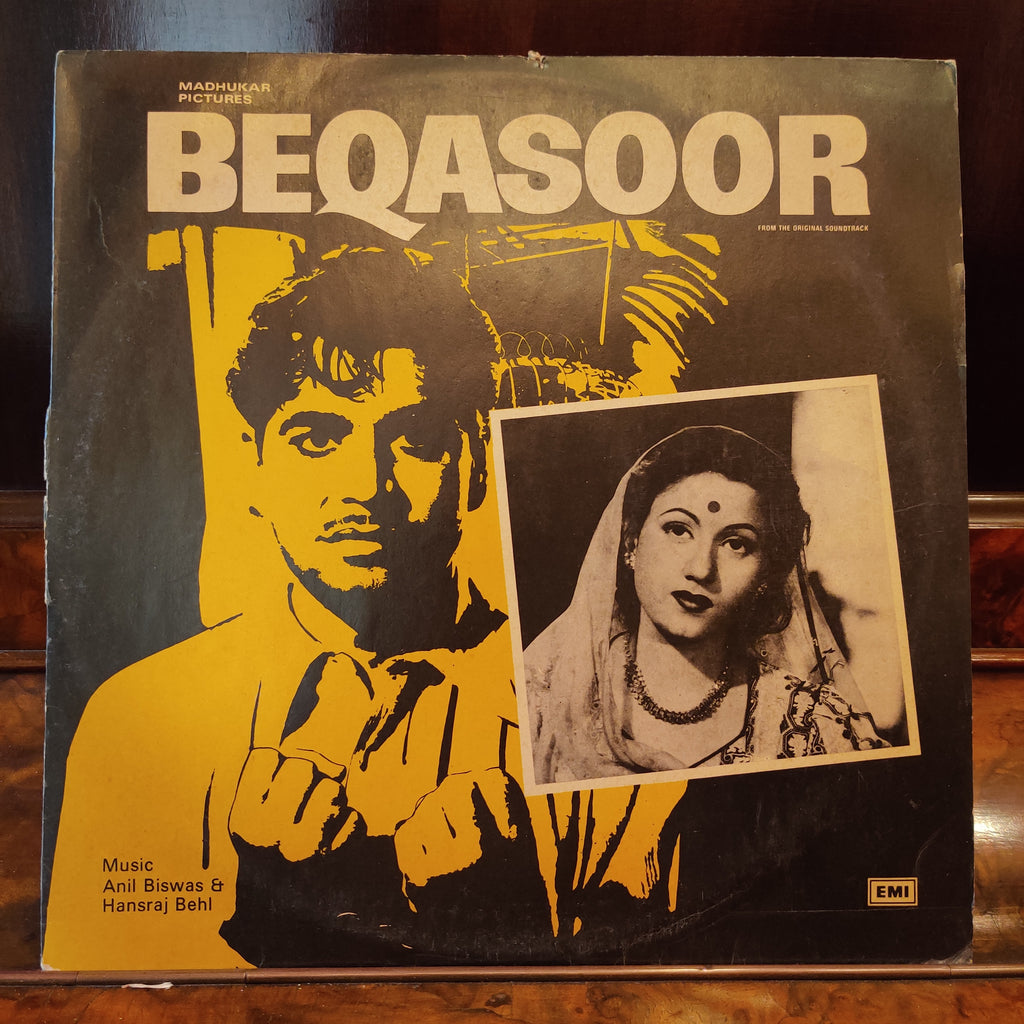 Anil Biswas & Hansraj Behl – Beqasoor (Used Vinyl - VG) MT