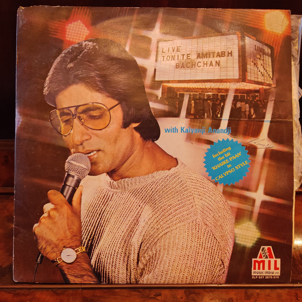 Amitabh Bachchan With Kalyanji-Anandji – Live Tonite (Used Vinyl - VG) MT