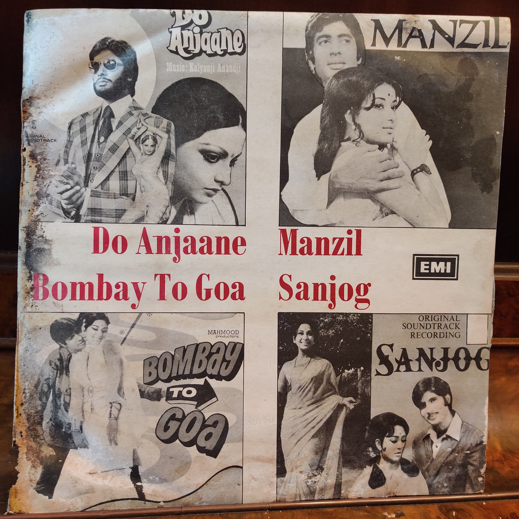 Various – Do Anjaane / Manzil / Bombay To Goa / Sanjog (Used Vinyl - VG) MT