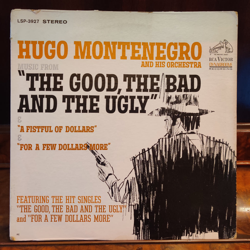 Hugo Montenegro And His Orchestra – Music From "A Fistful Of Dollars" & "For A Few Dollars More" & "The Good, The Bad And The Ugly" (Used Vinyl - VG) TRC