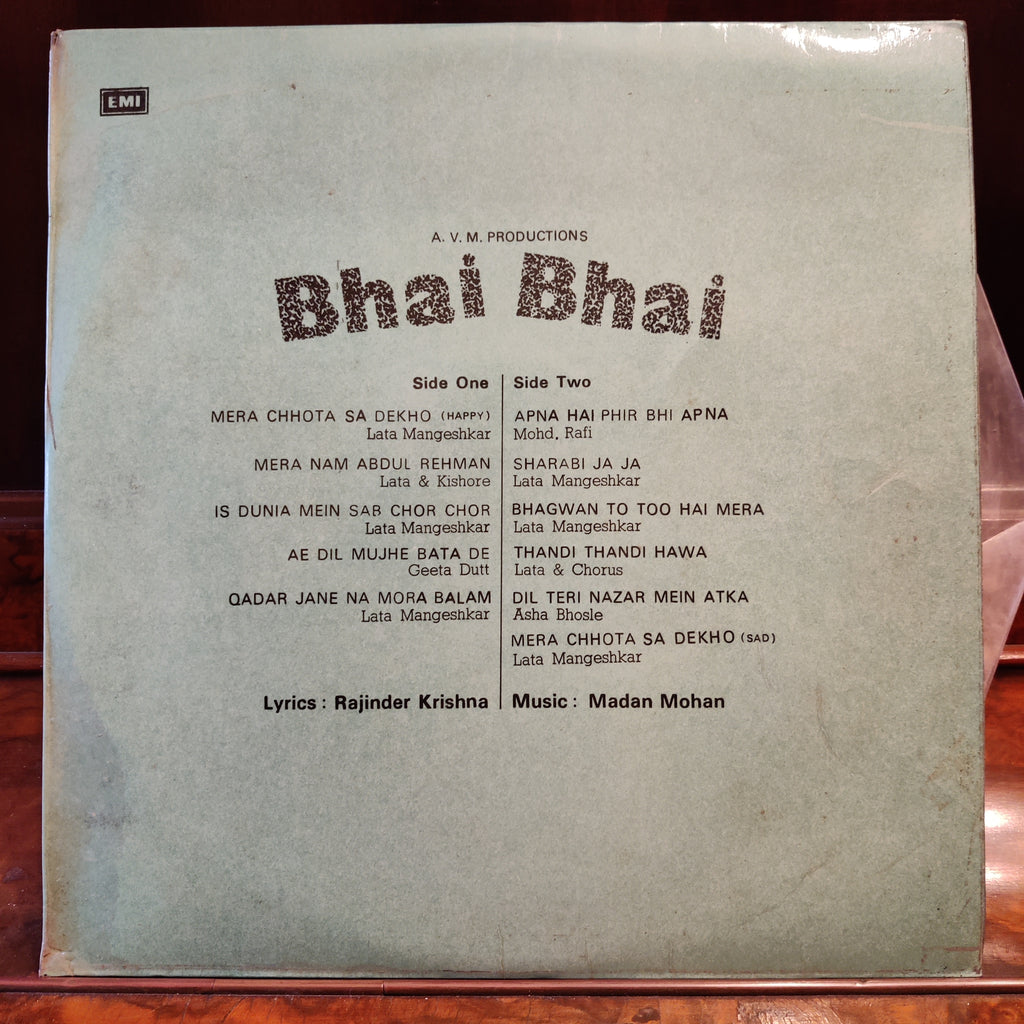 Madan Mohan – Bhai Bhai (Used Vinyl - G) MT