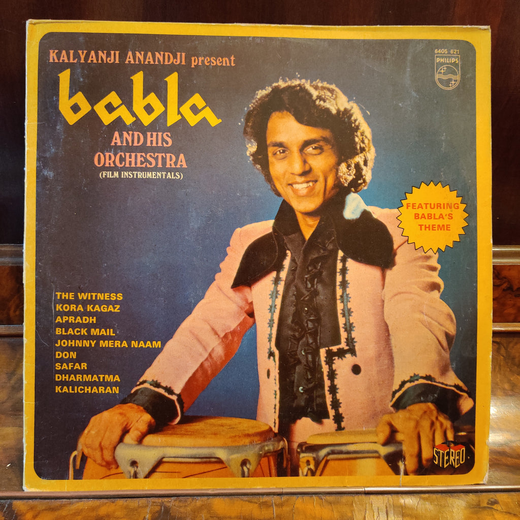 Babla And His Orchestra – Kalyanji Anandji Present Babla And His Orchestra (Film Instrumentals) (Used Vinyl - VG) MT