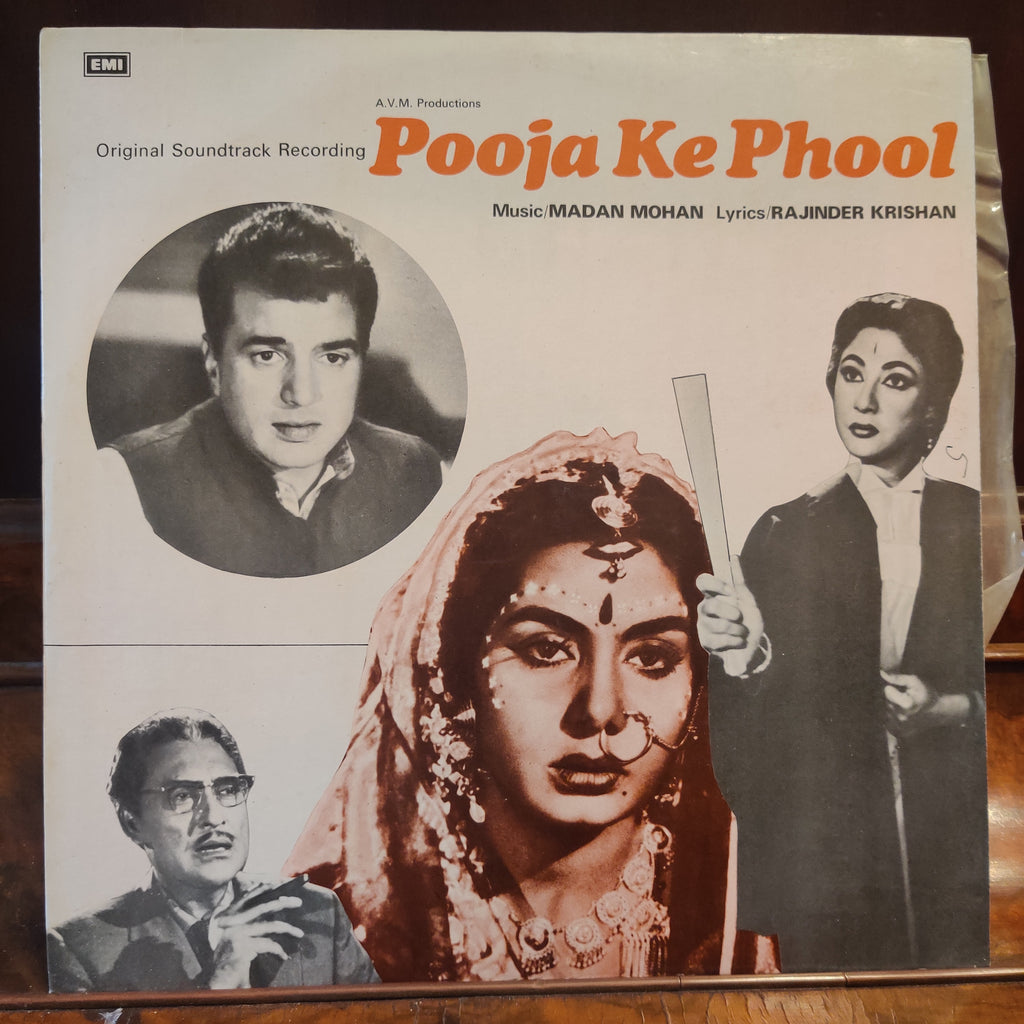 Madan Mohan, Rajinder Krishan – Pooja Ke Phool (Used Vinyl - VG+) MT