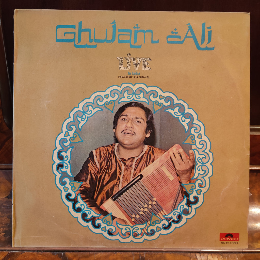 Ghulam Ali – Live In India (Punjabi Geets & Ghazals) (Used Vinyl - VG) MT