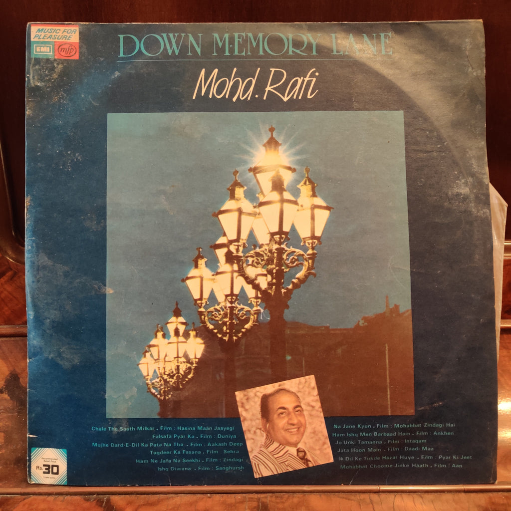 Mohd. Rafi – Down Memory Lane (Used Vinyl - VG) MT