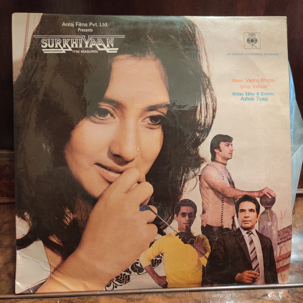 Vanraj Bhatia, Indivar – Surkhiyaan (Used Vinyl - VG) MT