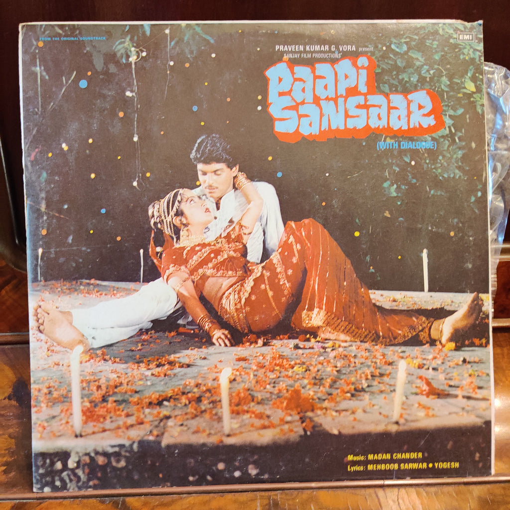 Madan Chander – Paapi Sansaar (with dialogue) (Used Vinyl - VG) MT