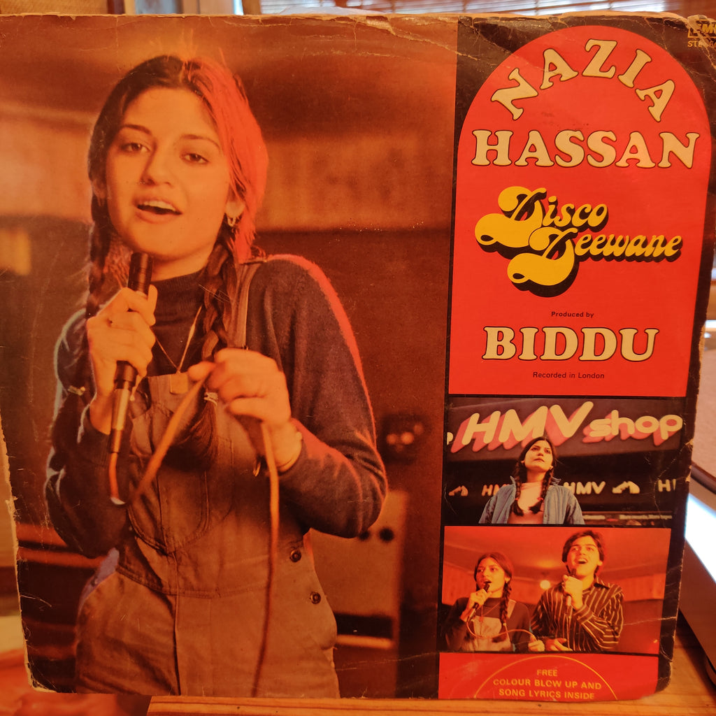 Nazia Hassan, Biddu – Disco Deewane (Used Vinyl - VG) TRC