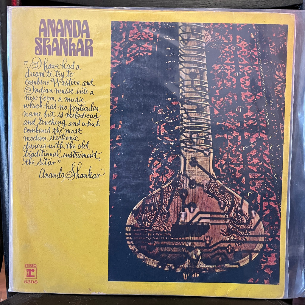 Ananda Shankar – Ananda Shankar (Used Vinyl - VG) MD Marketplace