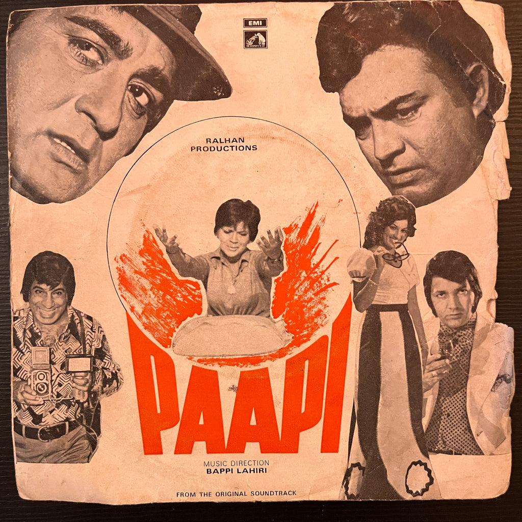 Bappi Lahiri – Paapi (Used Vinyl - G) (EP) TRC