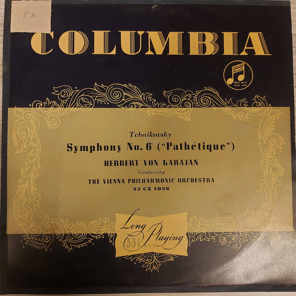 Tchaikovsky*, Herbert von Karajan Conducting The Vienna Philharmonic Orchestra* – Symphony No. 6 ("Pathétique") (Used Vinyl - G)