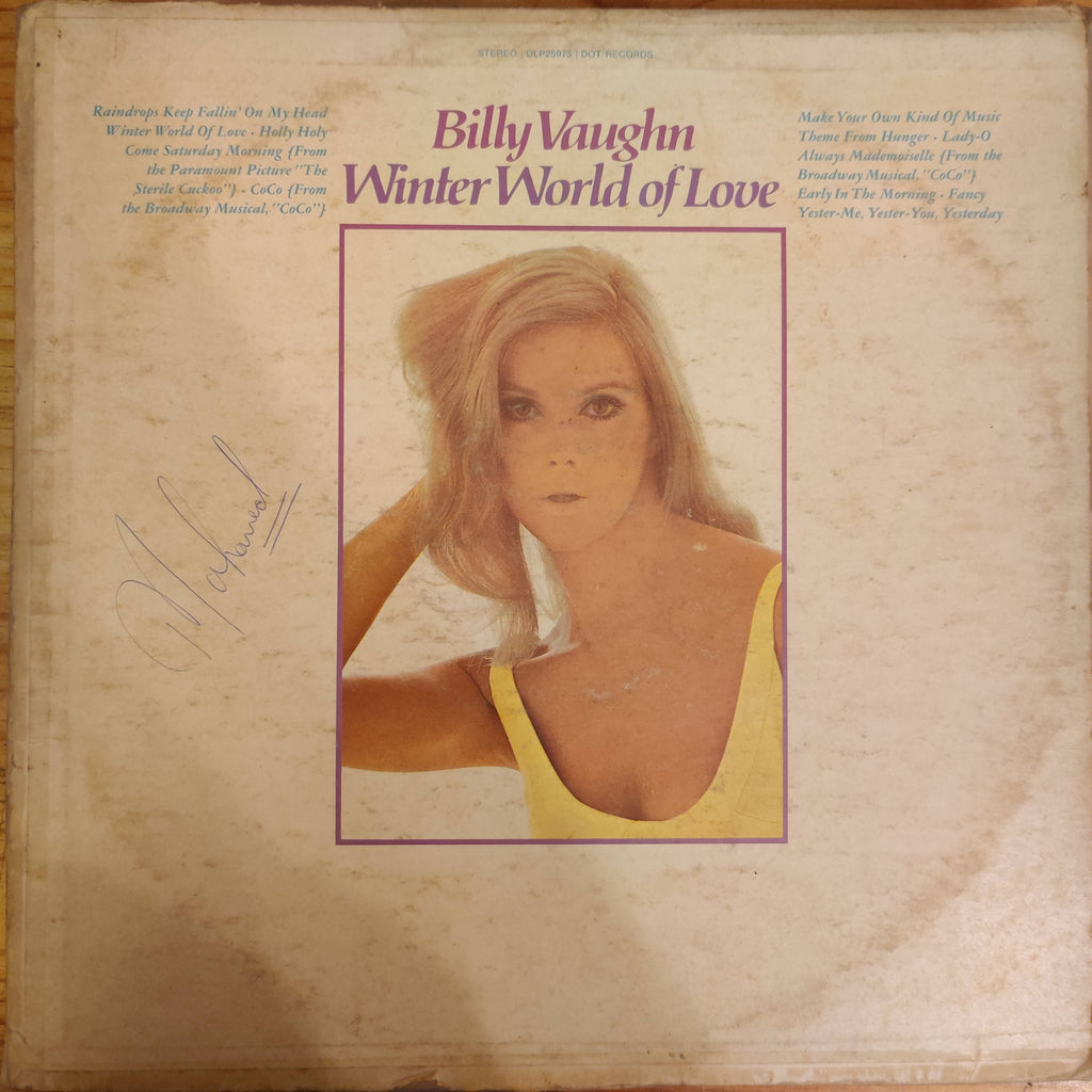 Billy Vaughn – Winter World Of Love (Used Vinyl - G)