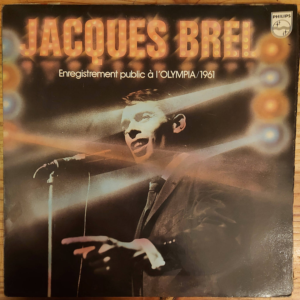 Jacques Brel – Enregistrement Public A L'Olympia 1961 (Used Vinyl - VG)